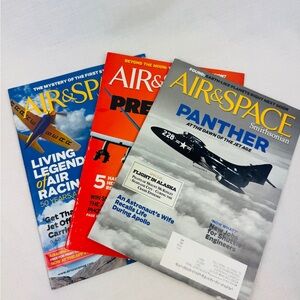 AIR & SPACE / Smithsonian Lot Of 3 Magazines 2013 Predator Panther Living Legend